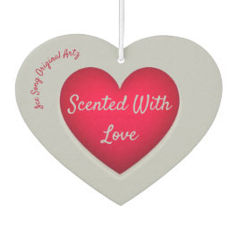 愛で香りハート空気清浄剤 カーエアーフレッシュナー