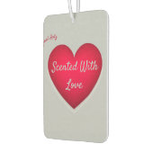 愛で香りハート空気清浄剤 カーエアーフレッシュナー (左)