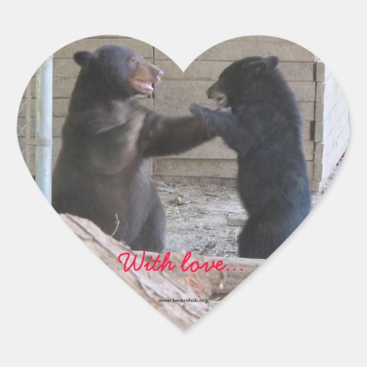 愛で…シール ハートシール (正面)