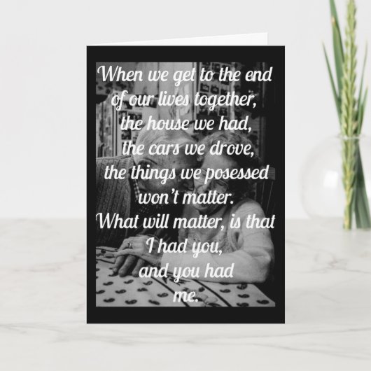 愛で**65**結婚周年に カード (正面)