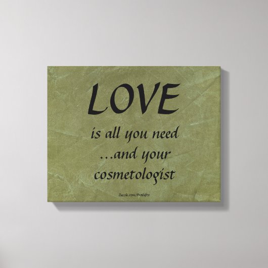 愛とあなたの美容師 キャンバスプリント (正面)
