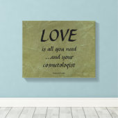 愛とあなたの美容師 キャンバスプリント (インサイチュ (ウッドフロア))