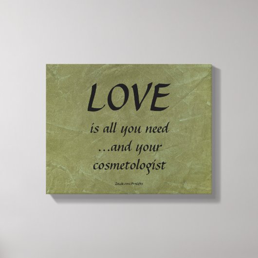 愛とあなたの美容師 キャンバスプリント (正面)