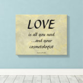 愛とあなたの美容師 キャンバスプリント (インサイチュ (ウッドフロア))