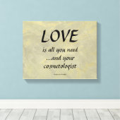 愛とあなたの美容師 キャンバスプリント (インサイチュ (ウッドフロア))