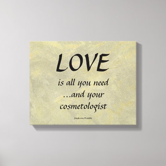 愛とあなたの美容師 キャンバスプリント (正面)