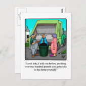 愛とおもしろい結婚のユーモアのはがき ポストカード (正面/裏面)