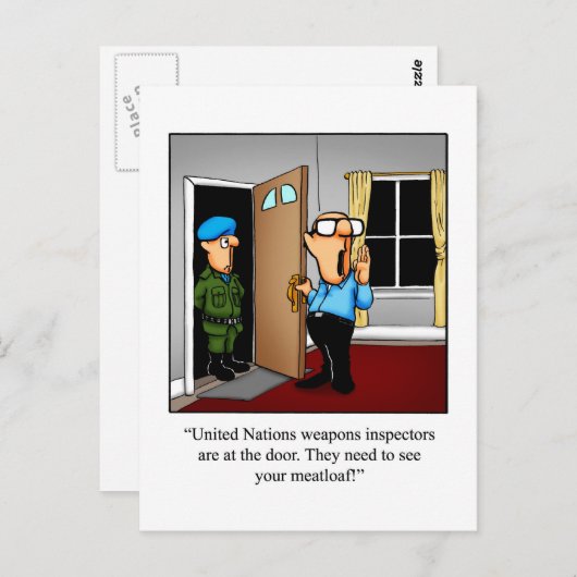 愛とおもしろい結婚のユーモアのはがき ポストカード (正面/裏面)