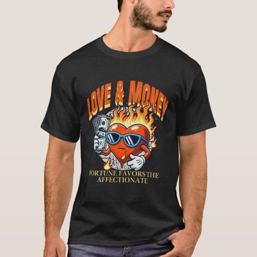 愛とお金 Tシャツ (正面)