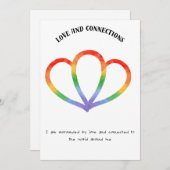 愛とつながり前向き確認カード シーズンカード (正面/裏面)