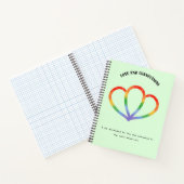 愛とつながり前向き肯定 ノートブック (内部)