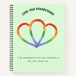 愛とつながり前向き肯定 ノートブック
