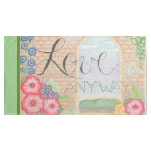 愛とにかくキングサイズ枕のセットケース 枕カバー (正面左)