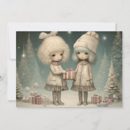 愛とぬくもりに包まれて：クリスマスの願い シーズンカード