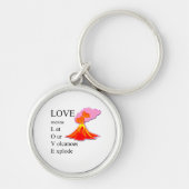 愛とはキーチェーンを意味する キーホルダー (正面)