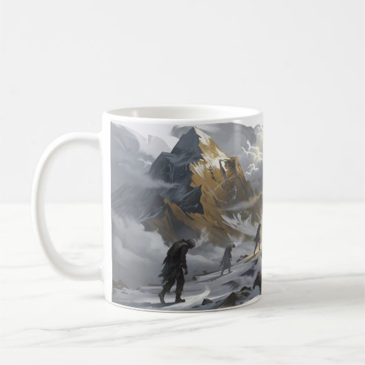 愛とは何かを知りたい ゴールデンライトマグ コーヒーマグカップ (左)