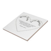 愛とは何を意味する – 私はタイルを愛する タイル (側面)