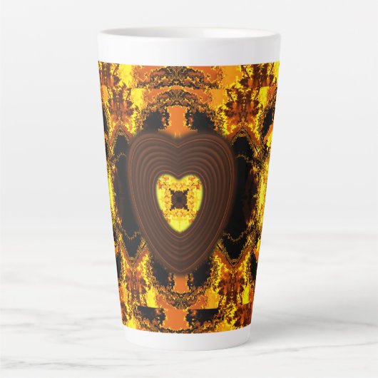 愛とは カフェラテマグ (正面)