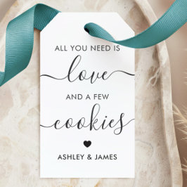 愛とほんの少しのクッキーだけあればいい、結婚式 ギフトタグ