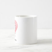 愛とウィスカーズモノグラム コーヒーマグカップ (中央)