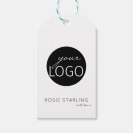 愛とカスタム同級企業ロゴ ギフトタグ