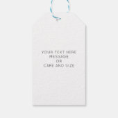 愛とカスタム同級企業ロゴ ギフトタグ (裏面)