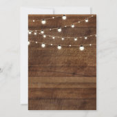 愛とカップケーキのウェディングサインだけが必要です 招待状 (裏面)