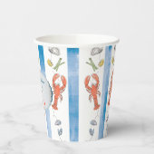 愛とカニの誘惑者　ウェディング ブライダルシャワーボウ 紙コップ (左)