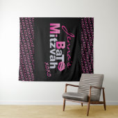 愛とキスピンクバルミツワーフォトオペバックドロップ タペストリー (インサイチュ(横))