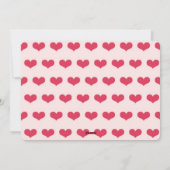 愛とキス、XOXOボックスバレンタインデーの写真 シーズンカード (裏面)