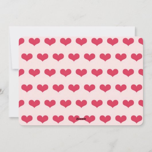 愛とキス、XOXOボックスバレンタインデーの写真 シーズンカード (裏面)