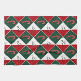 愛とキャンディーキャン キッチンタオル