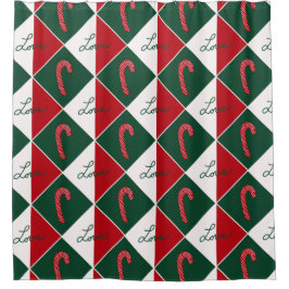 愛とキャンディーキャン シャワーカーテン