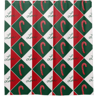 愛とキャンディーキャン シャワーカーテン