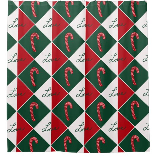 愛とキャンディーキャン シャワーカーテン (正面)