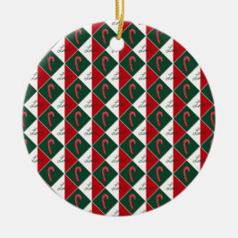 愛とキャンディーキャン セラミックオーナメント