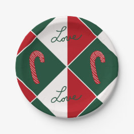 愛とキャンディーキャン ペーパープレート