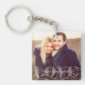 愛とキラキラの写真 キーホルダー (正面)