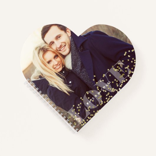 愛とキラキラの写真 ノートブック (正面)