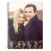 愛とキラキラの写真 ノートブック (正面)