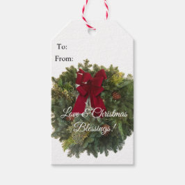 愛とクリスマス恵み ギフトタグ