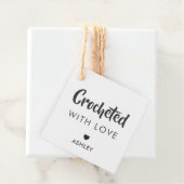 愛とクロシェ、手作りギフトラベル、クラフト フェイバータグ (インサイチュ)