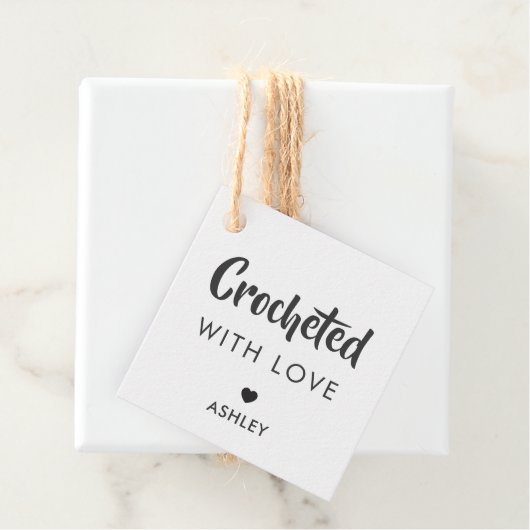 愛とクロシェ、手作りギフトラベル、クラフト フェイバータグ (インサイチュ)