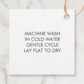 愛とクロシェ、手作りギフトラベル、クラフト フェイバータグ (裏面)