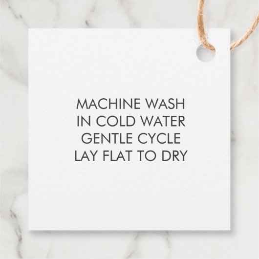 愛とクロシェ、手作りギフトラベル、クラフト フェイバータグ (裏面)