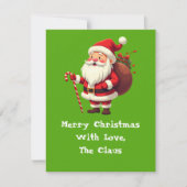 愛とクロースの札 ノートカード (正面)