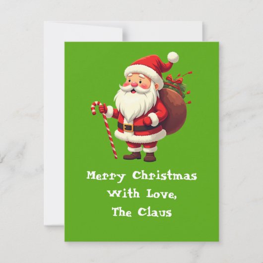 愛とクロースの札 ノートカード (正面)