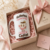 愛とコーヒーに支えられた母性 お茶目ママグッズ コーヒーマグカップ
