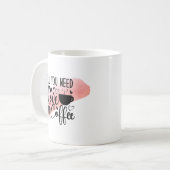 愛とコーヒーマグ – かわいいおもしろいコーヒーラバーギフト コーヒーマグカップ (正面左)
