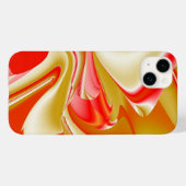 愛とゴールド アブストラクト 3D レインボーアート Case-Mate iPhoneケース (裏面 (横))
